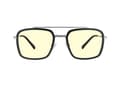 Miniatyrbild 1 av 4: Gunnar Optiks EDI-12309, Unisex, Torg, Klassisk, Rostfritt stål, Rostfritt stål, Gul