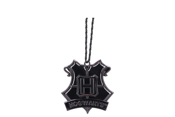 Nemesis Now Harry Potter Galtvort-våpenskjold (sølv) hengende ornament 6 cm