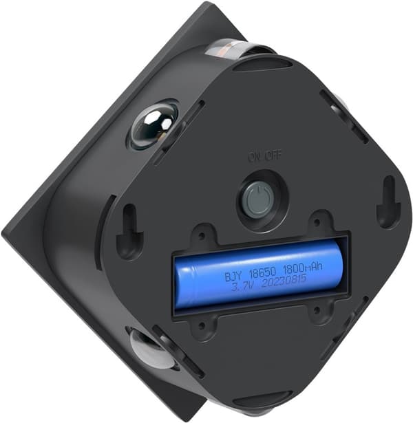 Goobay LED-vegglampe med solcelle Romb, svart 30 lm, 3 moduser varmhvit til kaldhvit (3000, 4200, 6500 K), for indirekte utendørsbelysning