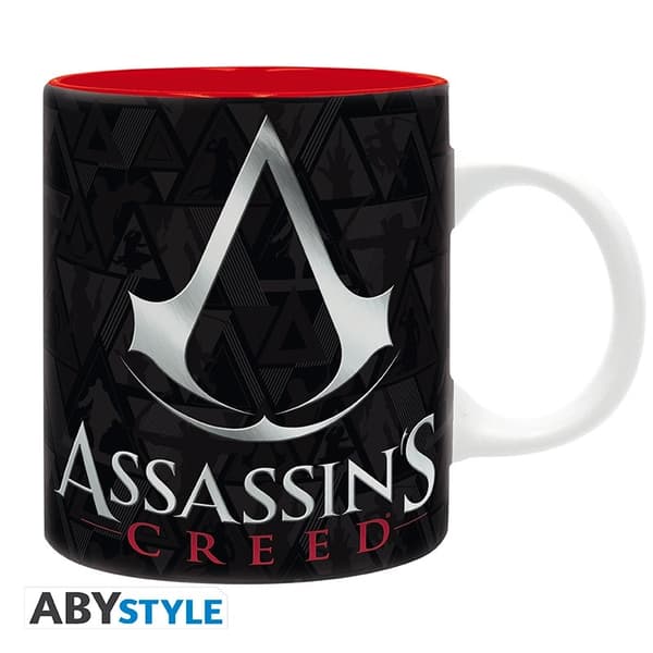 Abysse ASSASSIN'S CREED - Krus - 320 ml - Crest sort & rød - subli x2