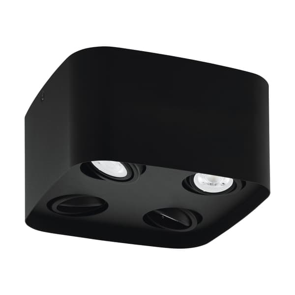 Eglo Caminales-Z taklampe svart 24x24 - RGB + TW - Zigbee, Bluetooth Sort
