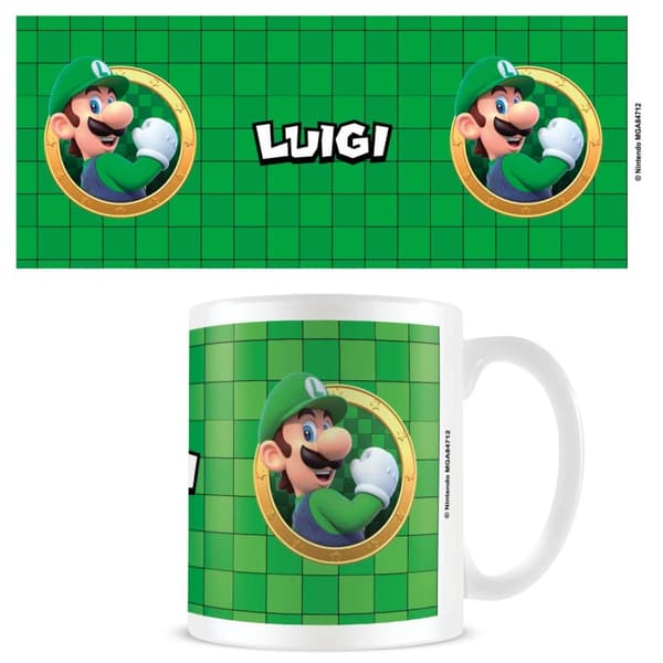 Pyramid International Mugg Super Mario (Luigi 3D Port) - Vit