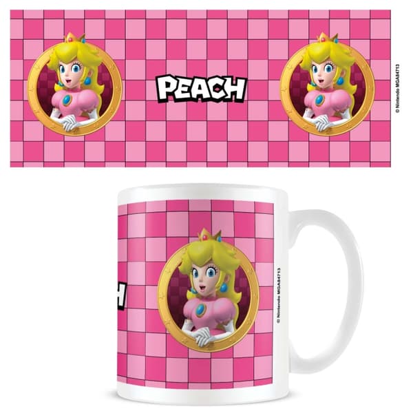 Pyramid International Muki Super Mario Peach 3D Port - Valkoinen