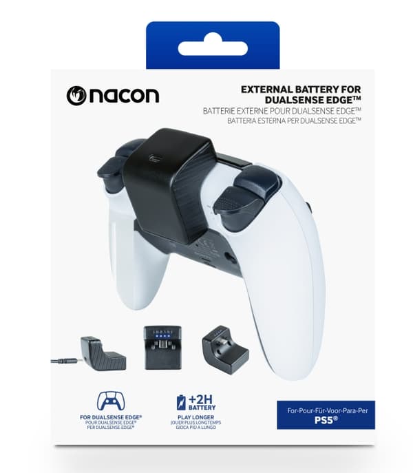NACON Akkupaketti musta PS5