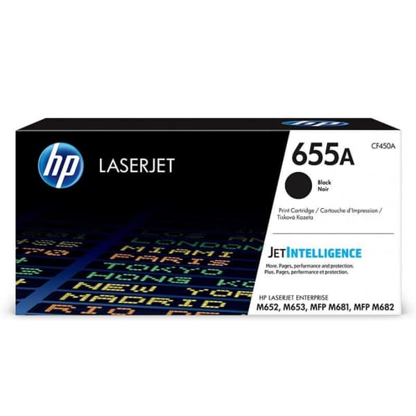 HP Toner CF450A 655A Sort