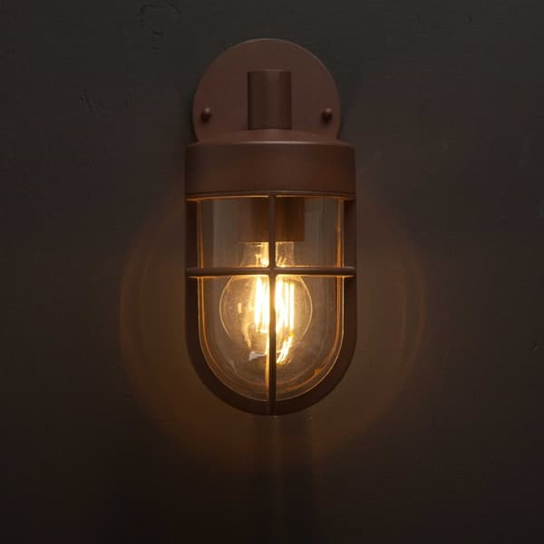 Llitt Jimmy Väggarmatur E27-sockel IP44 Corten