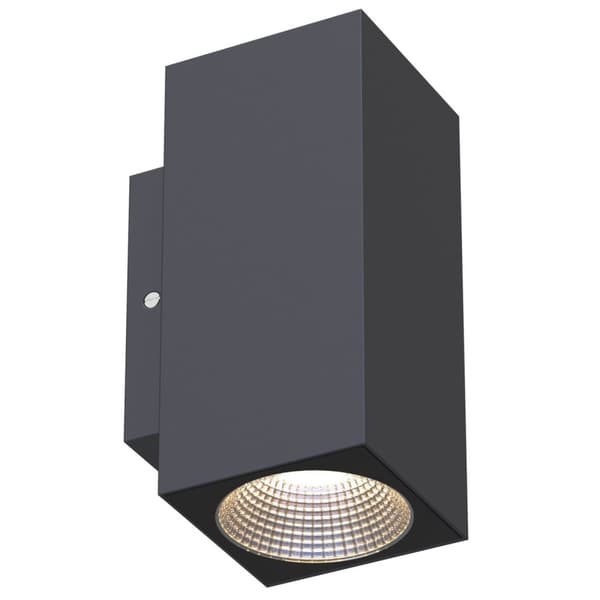 Llitt Mathias II Vegg-LED IP65 3000K 6W 520lm Antracitt