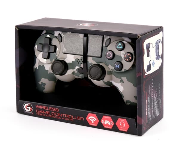 Trådløs gamepad kompatibel med PS4 og PC Camo Gembird