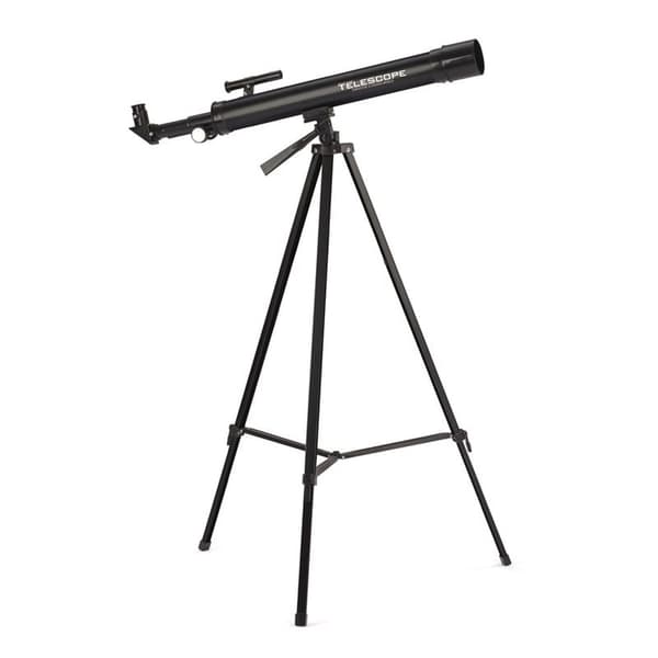 SCIENCE Refraktorteleskop med stativ svart (TY6105BK)
