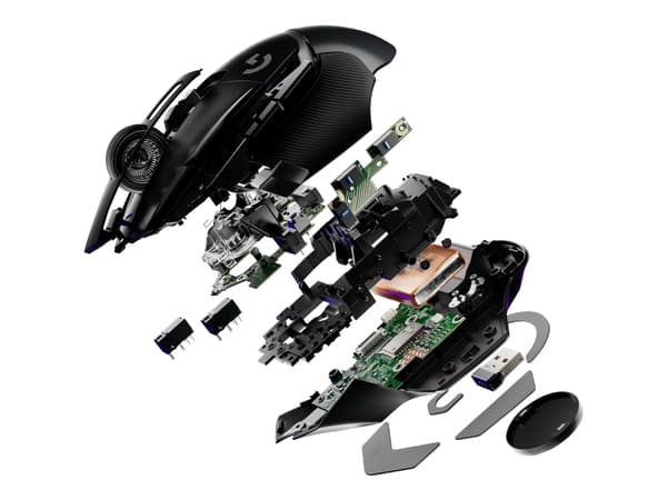 Logitech G G502 X - Mus - optisk - kablet - USB - svart