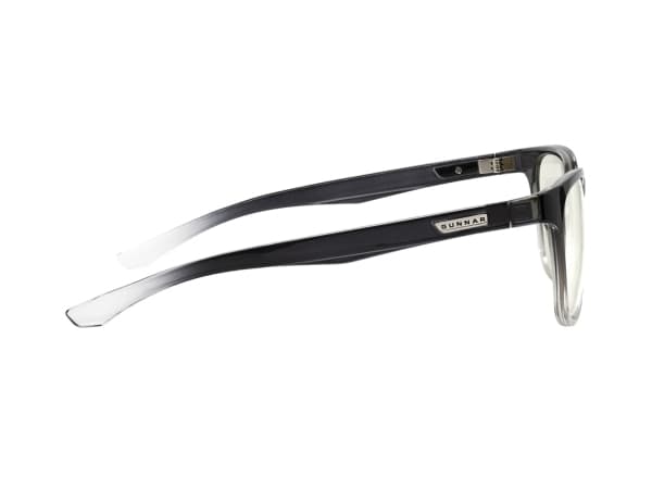 Gunnar Optiks Berkeley, Unisex, Oval, Klassisk, Svart, Transparent, Nylon, Transparent