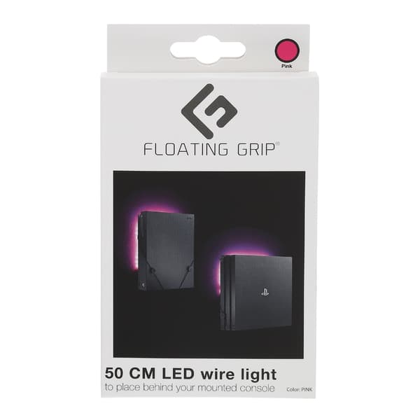 FLOATING GRIP Pink LED wire light - tilføj til dit FLOATING GRIP®-mount