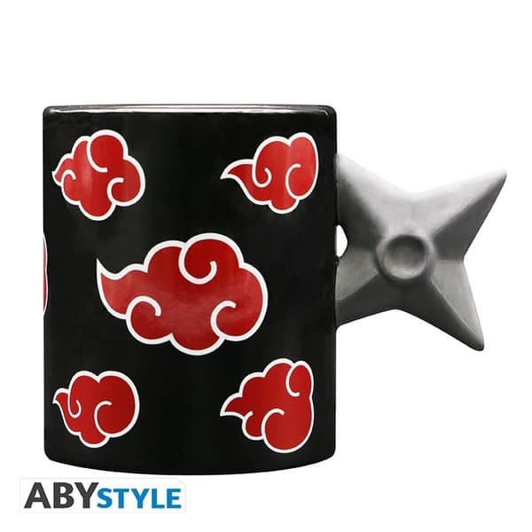 Abysse NARUTO SHIPPUDEN - 3D-krus med håndtak - Akatsuki Shuriken x2
