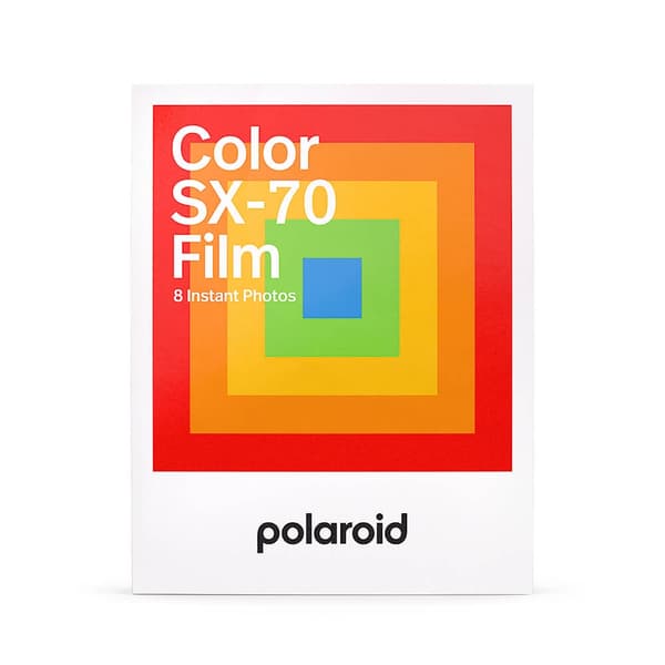 Polaroid Color Film for SX-70 White Frame