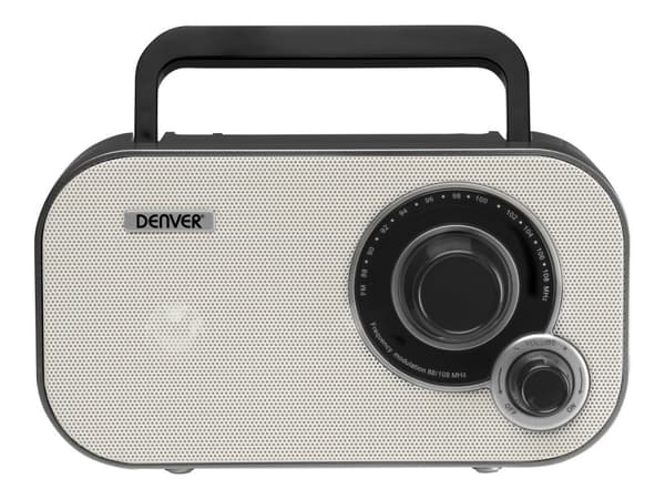 Denver TR-51WHITE Privat radio Sort Hvid