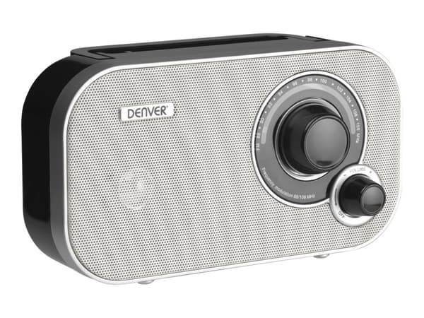 Denver TR-51WHITE Privat radio Sort Hvid