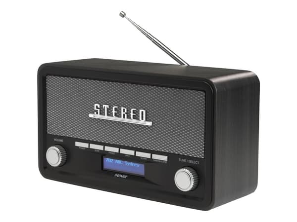 Denver DAB-18DARKGREY DAB bärbar radio Svart