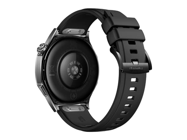 Huawei Watch GT 5 - 46 mm - rostfritt stål - smart klocka med rem - fluoroelastomer - svart - handledsstorlek: 140-210 mm - display 1.43" - NFC, Blue