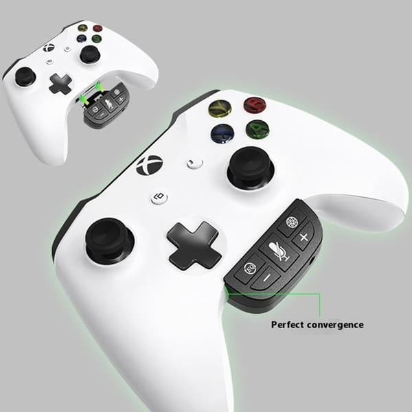 HS-XO221 för Xbox One Controller Audio Enhancer 3,5 mm Stereo Headset Adapter