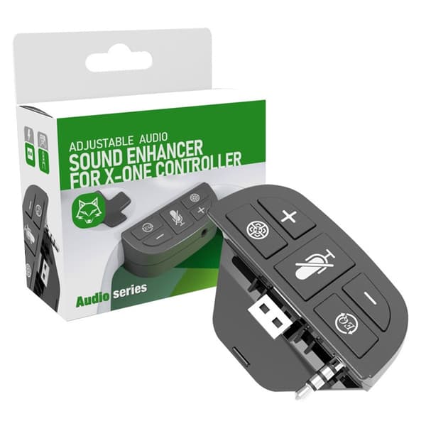 HS-XO221 för Xbox One Controller Audio Enhancer 3,5 mm Stereo Headset Adapter