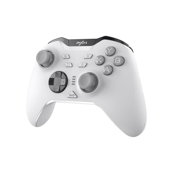Bluetooth trådløs spilcontroller med modtager Kompatibel med Steam PC Android iOS Nintendo Switch - Hvid
