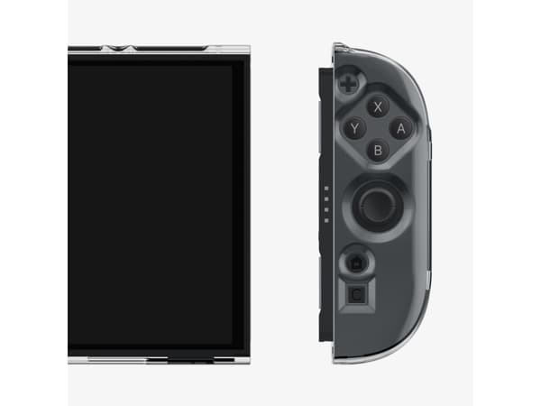 Spigen Air Fit, Omslag, Nintendo, Transparent, Polykarbonat, Nintendo Switch, Fallsäker, Reptålig