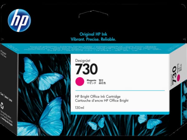 HP Blæk P2V63A 730 Magenta