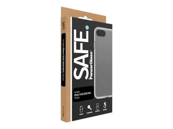 PanzerGlass Safe Shell Apple iPhone 7, 8, SE (2. generation), SE (3rd generation), Transparent