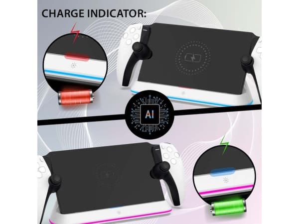 Subsonic SA5708, Charging system, Playstation Portal, Black, White, Multi, Sony, Playstation Portal