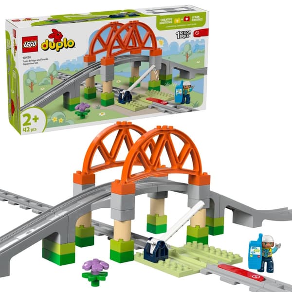 LEGO DUPLO Town - Utvidelsessett med togbro og togskinner (10426)