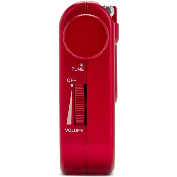 AIWA Pocket-radio med FM/MW Röd