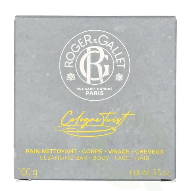 Roger & Gallet Cologne Twist 3-in-1 Cleansing Bar 100 g Body, Face, Hair