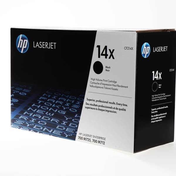 HP Toner CF214X 14X Svart