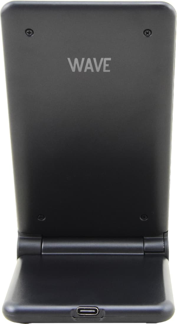 Wave Qi Desktop Stand 15W med trådløs lading, svart