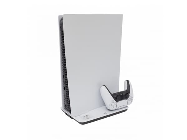White Shark Guard, Dockningsstation, PlayStation 5, Svart, Vit, Plast, Sony, Kabel