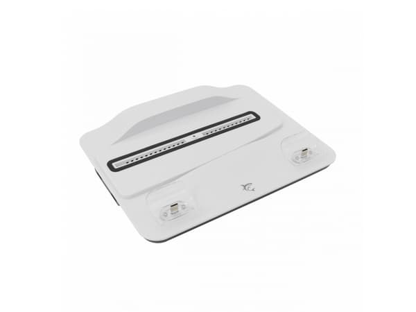 White Shark Guard, Dockningsstation, PlayStation 5, Svart, Vit, Plast, Sony, Kabel