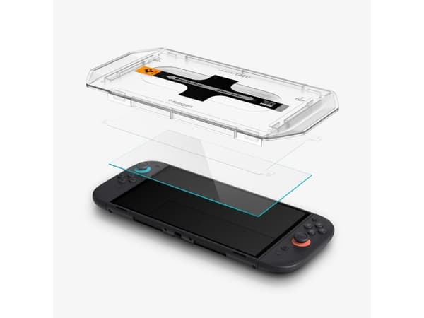 Spigen Glas.TR EZ FIT tempered glass for Nintendo Switch 2 2pcs