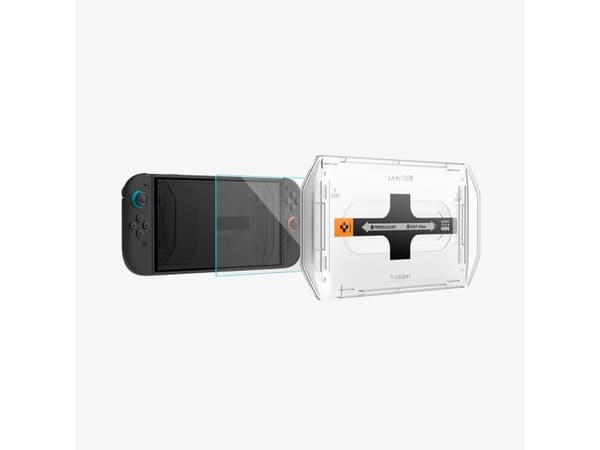 Spigen Glas.TR EZ FIT tempered glass for Nintendo Switch 2 2pcs