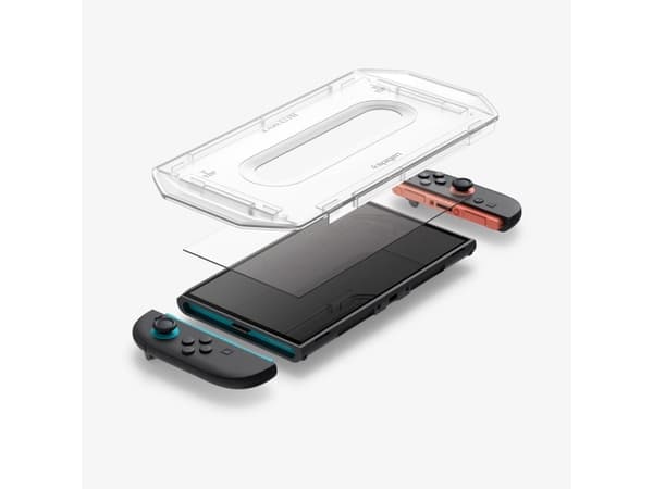 Spigen Glas.TR EZ FIT tempered glass for Nintendo Switch 2 2pcs