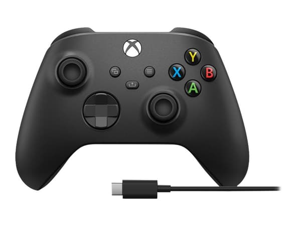 Microsoft Xbox Wireless Controller + USB-C Cable - Håndkonsoll - trådløs - Bluetooth - for PC, Microsoft Xbox One, Android, iOS, Microsoft Xbox Serie