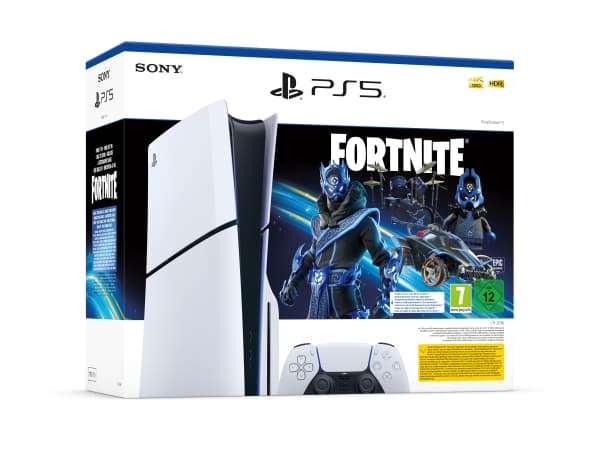 Sony PlayStation 5 Slim - Fortnite Cobalt Star Bundle - Spillkonsoll - 8K - HDR - 1 TB SSD - Astro's Playroom