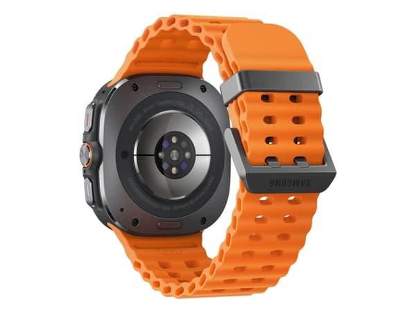 Samsung Galaxy Watch Ultra - 47 mm - titan - smart klocka med marinband - gummi - orange - bandstorlek: S/M/L - display 1.5" - 32 GB - NFC, Wi-Fi, Bl