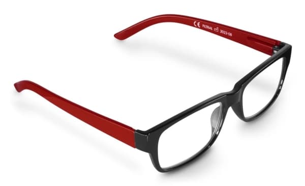 Hama 00096207, Unisex, Oval, Plast, Sort, Rød, Plast, Gjennomsiktig