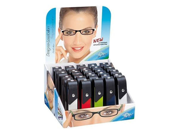 Wedo 271 33099, Unisex, Rektangel, Hel båge, Multifärg, Multifärg, 1,5 diopter