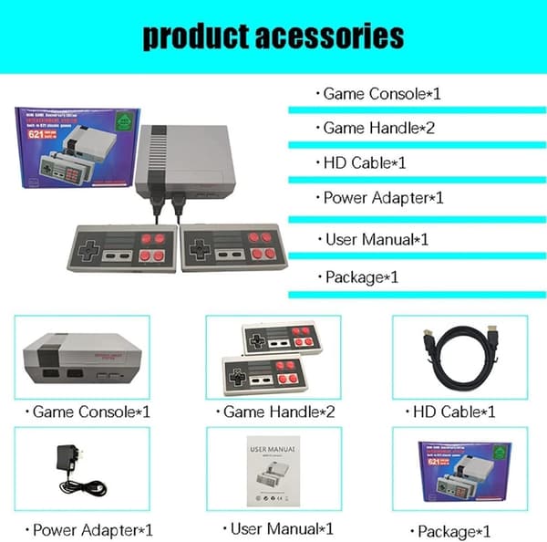 Retro TV-Spel m Hdmi Anslutning