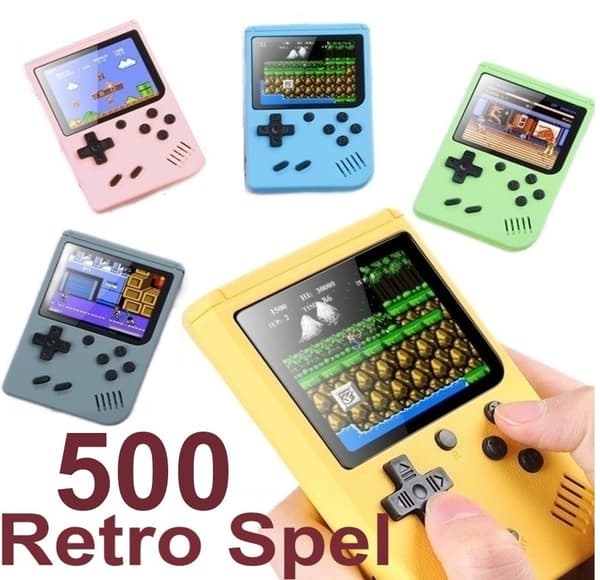 800 Inbyggda Retro Spel Gameboy Handspel. Laddningsbar