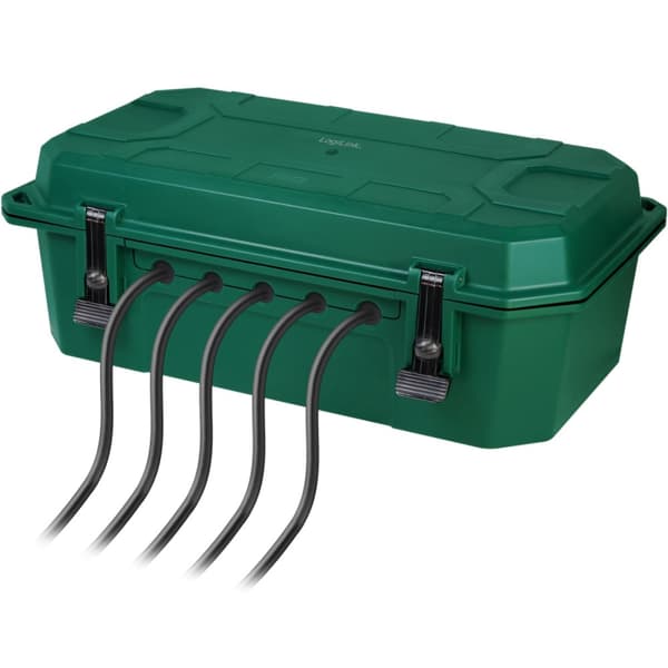 LogiLink Skyddsbox med grenuttag 4-vägs IP54