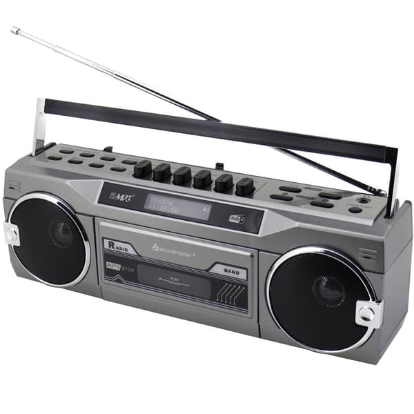 Soundmaster Retro kassettradio med Bluetooth