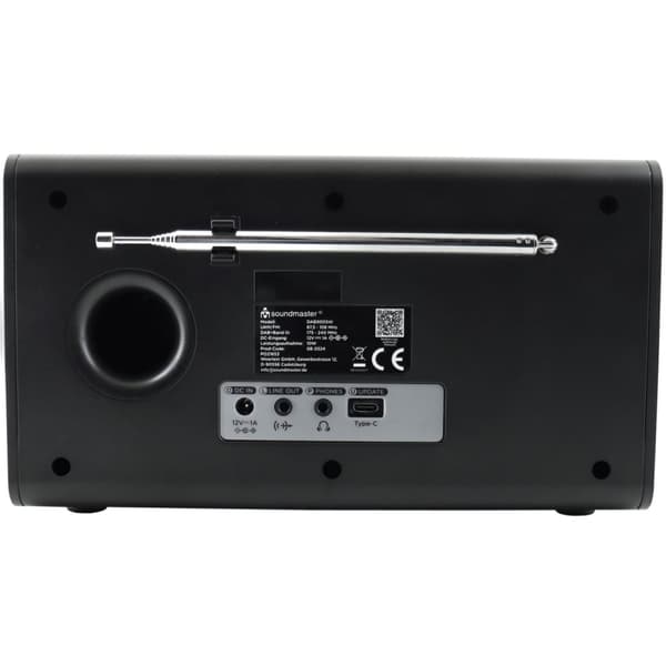 Soundmaster Bordsradio med färg-display och förvalsknappar