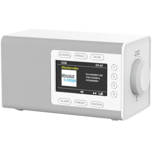 Soundmaster Bordsradio med färg-display och förvalsknappar